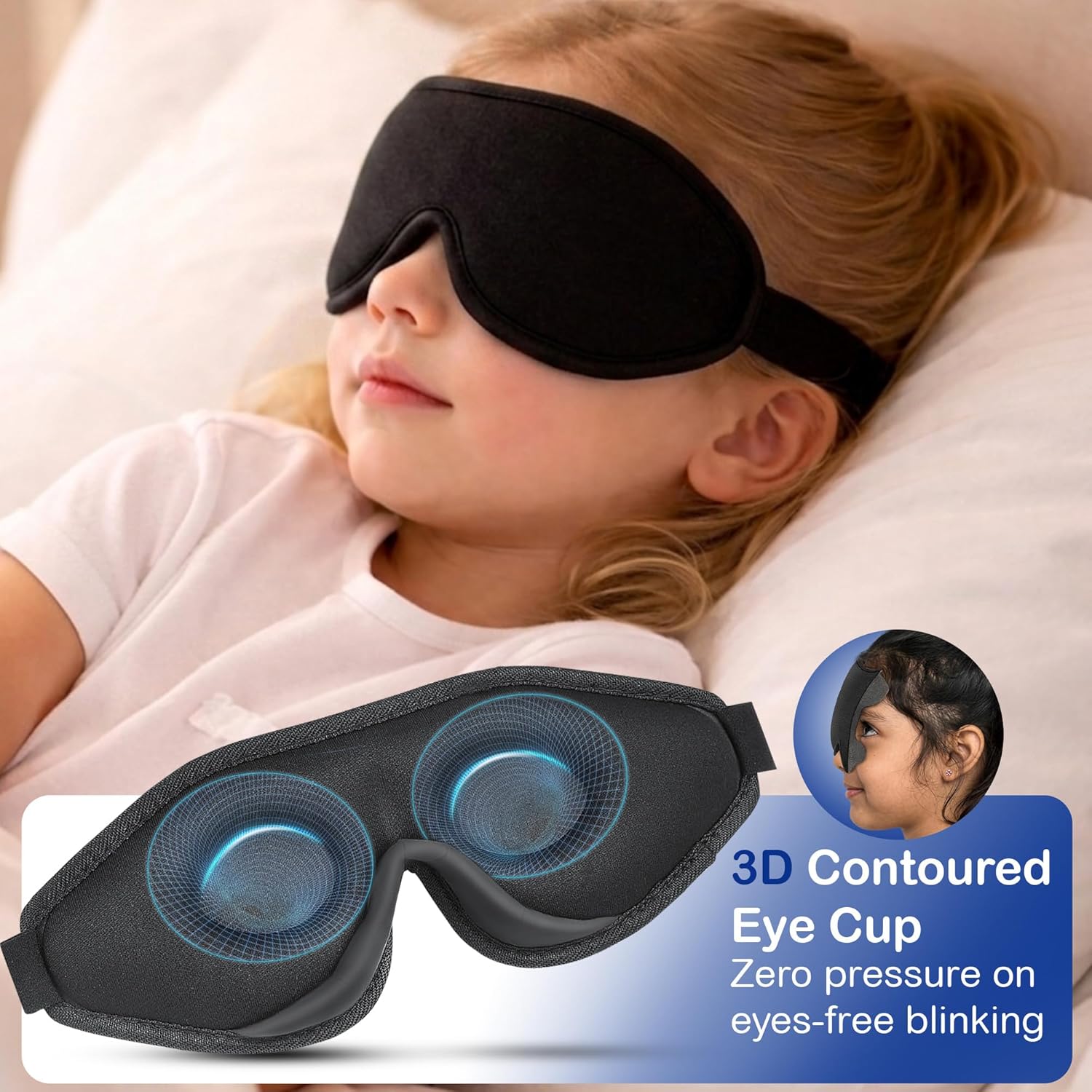 Astra Vena | Kids Sleep Masks & Memory Foam Eye Covers