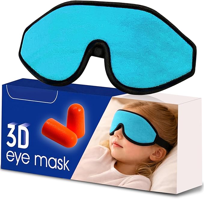 Kids Sleep Masks & Memory Foam Eye Covers