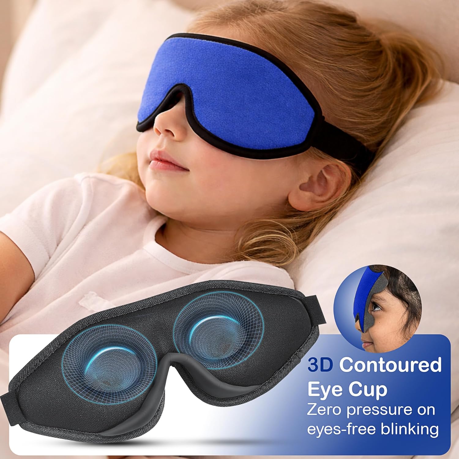 Astra Vena | Kids Sleep Masks & Memory Foam Eye Covers